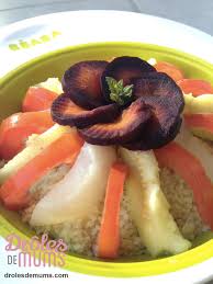 Préparation laver les carottes et la courgette puis les râper très fines. Recette Bebe Couscous Bebe Gourmet Des 12 Mois