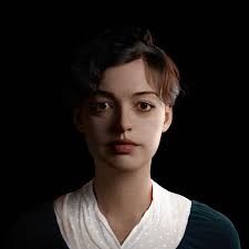 Painting hair photorealistically for a portrait