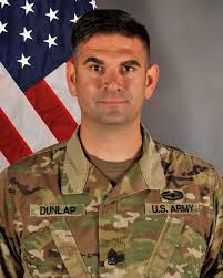 Joseph Dunlap '08L of Deshler, NE, was recently promoted to the rank of  Command Sergeant Major in the Nebraska Army National Guard and assumed  responsibility of the 1-134 Cavalry Squadron (IBCT). Dunlap