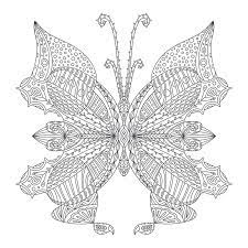 These pictures are created for young artists! Butterfly Coloring Page Tattoo Art Design Coloring Book Illustration For Adult And Kids Stock Vector Illustration Of Kids Ornament 140479626