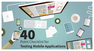 40 Point Checklist Testing Mobile Applications Testing Mobile Apps Mobile Application Application Software Testing