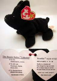 Ty Beanie Baby Scottie The Dog Scottie 4102