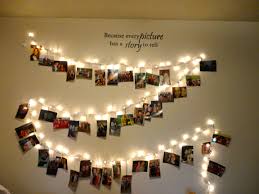 Cute And Easy Way To Dress Up Your Room All You Need Is Pictures Christmas Lights And Paperclips Decorate Your Room Beautiful Decor Decorating Your Home