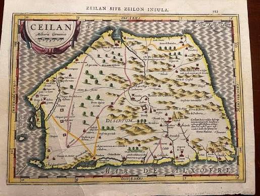 Antique Print - Voc Church Nalour Baticalo Ceylon P 389 Baldaeus 1672 Description: This original engraving originates from the 1672 German edition of Baldaeus' 'Nauwkeurige beschrijving Malabar en Choromandel, derz. aangrenzend rijken,