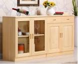 Tủ bếp gỗ tự nhiên cánh kính dành cho nhà bếp KVS60 | Mobile