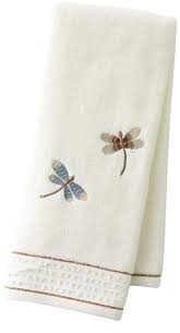 Shalimar Dragonfly Hand Towel In 2021 Towel Embroidery Hand Embroidery Projects Hand Towels