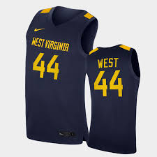 West virginia basketball jersey kids medium 12/14 nike elite blue #13 wvu h2. West Virginia Mountaineers Navy Replica College Basketball Jersey Youth