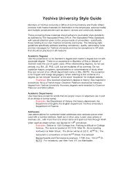 Https Www Yu Edu Sites Default Files Inline Files Style 20guide Pdf