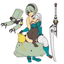 Maybe you would like to learn more about one of these? Nier Automata 2b Fan Art Finished Artworks Krita Artists