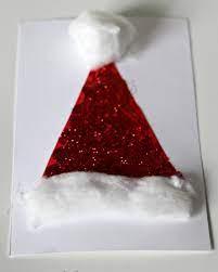 The third and fourth sheet are for the hat. Santa Hat Christmas Cards 5 Minute Craft Mum In The Madhouse