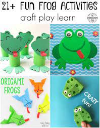 Frog Activities And Crafts For Preschoolers Origami Frog Preschool Crafts Frog Activities