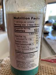 Chosen Foods Lemon Garlic Avocado Oil Dressing Chosen Foods Nutrition Facts Great Recipes