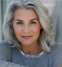 This hairstyle for women over 50 particularly features gray and silver hair. Over50style Grey Hair Over 50 Gorgeous Gray Hair Long Gray Hair