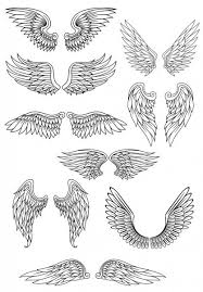 Beautifully inked and detailed angel wings but in small size. 8 028 Angel Wings Tattoo Vector Images Free Royalty Free Angel Wings Tattoo Vectors Depositphotos