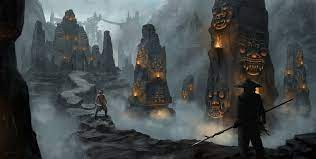 Valley Of Mist Fantasy Concept Art Environment Concept Art Concept Art