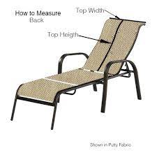 Replacement sling for chaise lounge. Chaise Lounge 3 Pieces Sling Hampton Bay Chair Sling Store