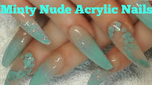 37 gorgeous african wedding dresses. Mint Nude Acrylic Nails Youtube