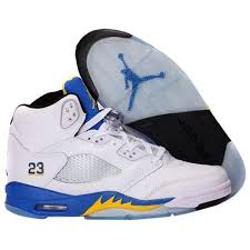 Jordan Retro 14 White Black Hyper Royal Pre Owned Nike Air Jordan 5 Retro Laney Varsity Blue Yellow White Black Athle Air Jordans Nike Air Jordan 5 Air Jordans Retro