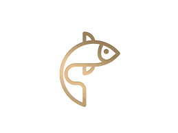 Goldfish Logo Icon Logo Design Branding Simple Geometric Logo Inspiration Logo Icons
