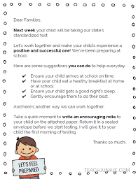 Parents don't have time for bullshit. Standardized Testing Parent Letter Freebie Teach Junkie