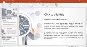 Enter the amount in custom value and make sure to press enter to save the changes. Technology Circle Interface Presentation Template Prezibase