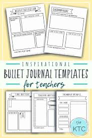 Free Bullet Journal Templates For Home Educators Homeschool Giveaways Bullet Journal Teacher Journal Template Teacher Reflection Journal