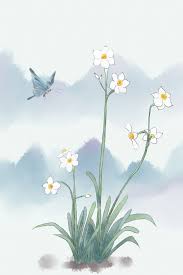 Ancient Flower Painting Flower Painting Antiquity Chinese Style Flower Li Hua Plant Illustration Image On Pngtree Free Download On Pngtree In 2020 Flower Painting Daffodils Daffodils Planting