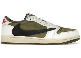JORDAN 1 RETRO LOW OG SP TRAVIS SCOTT MEDIUM OLIVE