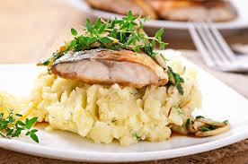 Put the haddock on top of those lemon slices, spread some peanut oil around the fish, and start to grill it at a decent temperature. Fried Fish With Mashed Potatoes Free Photo Nohat Free For Designer