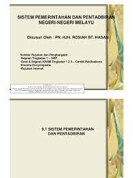 Pemerintahan parlementer digunakan di banyak negara. 9 1 Sistem Pemerintahan Dan Pentadbiran Negeri Negeri Melayu