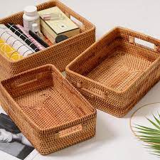 See more ideas about wicker, basket, wicker baskets. 1pc Creative Simple Handmade Storage Basket Hand Woven Rattan Desktop Small Wicker Baskets Nordic Style Home Organizer Storage Storage Baskets Aliexpress