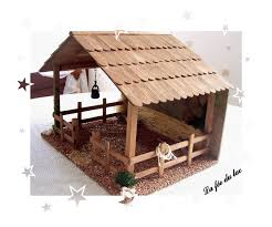 Cr Che De Noel Creches De Noel En Bois Idee Deco Noel Creche De Noel