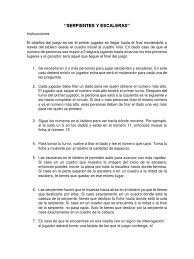 Compartimos este fabuloso y moderno juego de serpientes y escaleras didáctico para poder utilizarlo en distintas actividades y estrategias educativas encaminadas a un mejor aprendizaje de nuestros alumnos, les compartimos este fabuloso material para poder jugar y aprender, podemos utilizarlo. Instrucciones Juego Sye Juego De Azar Juegos De Habilidad Mental