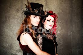 Here you get to see the mad scientists, philosophers, adventuress, air pirates, and other savvy characters to come out of the. Steampunk Fashion Couple Stock Photos Freeimages Com