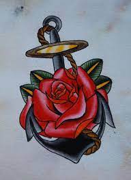 Anchor And Rose Tattoo Anchor Tattoo Design Rose Tattoo Design Rose Tattoos