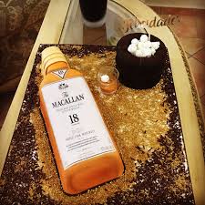 Macallan Cake In 2020 Cake Fondant Cakes Single Malt