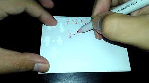 Mengubah bilangan pangkat pecahan menjadi akar. Pembagian Tiga Pecahan Berurutan Youtube