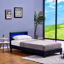 Do you need help making a decision? Designer Bed Leather Bed With Led White Black Dark Grey With Slatted Frame Bed Box Supply24