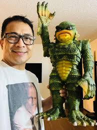 The 14" Mego Creature fits right in. I like him.