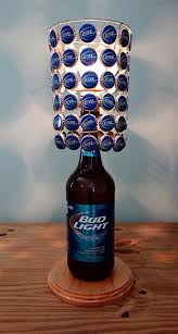 25 Diy Bottle Lamps Decor Ideas That Will Add Uniqueness To Your Home Diy Bottle Lamp Bottle Cap Crafts Beer Cap Crafts