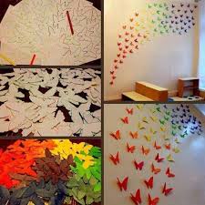 Diy Home Decor Step By Step Ideas 19 Butterfly Wall Art Diy Butterfly Wall Decor Diy Wall Art
