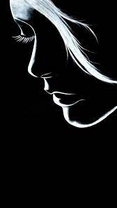 guardei tua palavra senhor no meu coracao pra nao pecar contra ti silhouette art black paper drawing pencil art drawings