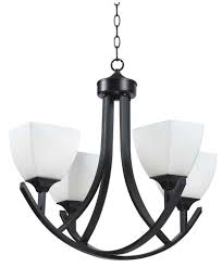 Hunter Lighting Archer 4 Light Oil Rubbed Bronze Contemporary Chandelier At Menards