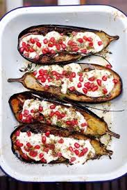 Eggplant With Buttermilk Sauce Recipe Epicurious Com Plenty Cookbook Vegetarian Cookbook Vegetable Recipes