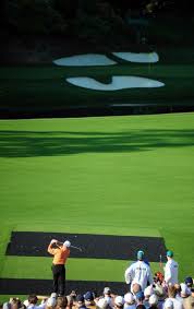 Mark O Meara Tees Off On No 12 During Monday S Practice Round Of The 2012 Masters Tournament At Aug Augusta National Golf Club Golf Courses Masters Tournament
