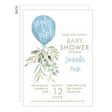 Make baby shower invitations online. Ready To Pop Baby Boy Shower Party Invitation Premium Party Gifts
