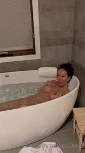 Asa akira late night bath masturbation