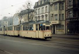 Strassenbahn Rostock Gotha T57 Tram Nr 755 Linie 11 January 1990 Ghost Photography East Germany Rostock