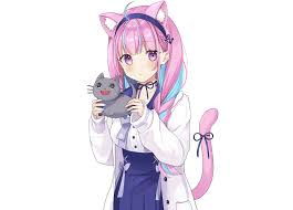 Animal Ears Girl Hololive Minato Aqua Pink Eyes Pink Hair Virtual Youtuber Wallpaper Resolution 2084x1500 Id 1170052 Wallha Com Minato aqua wallpapers, hololive, virtual youtuber, twintails, birds. wallha com