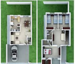 Considerá que los planos de casas de una planta puede llegar a computar 8 a 12 metros cuadrados de superficie de espesor de muros, sin ningún problema… asique a tener en cuenta los espesores de muros y representarlos como son: Plano Casa Dos Plantas Pequena Novocom Top